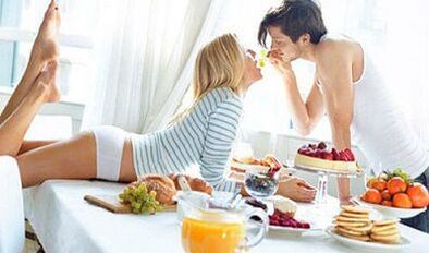 Food to increase the man's potential